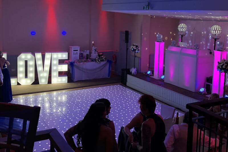 Portable dance floor services